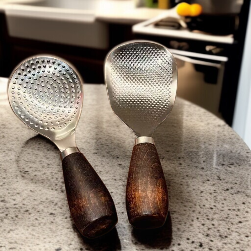 가정용 스텐 밥주걱 스탠드형 논스틱 나무 손잡이 밥주걱 밥솥 전용주걱