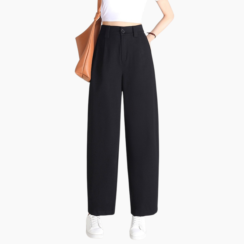 여름 슬랙스 무바지 밴딩 풍선 캐주얼 팬츠녀 무바지 와이드 슬림핏 팬츠