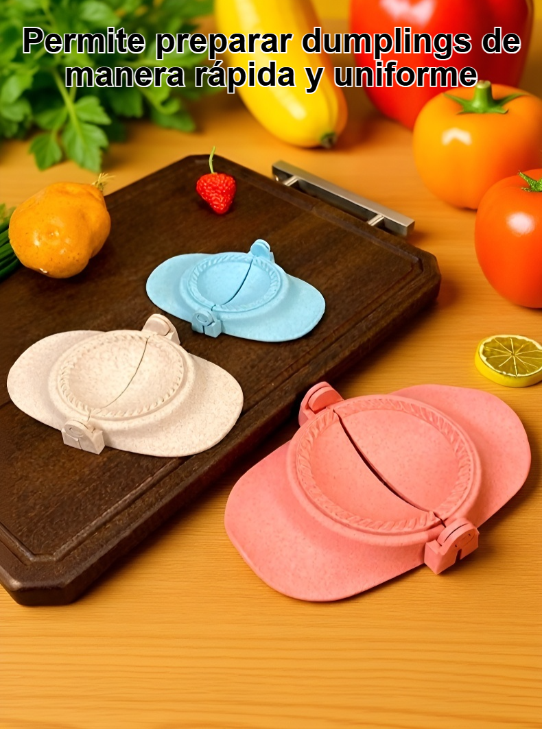 Molde floral para empanadillas de paja de trigo