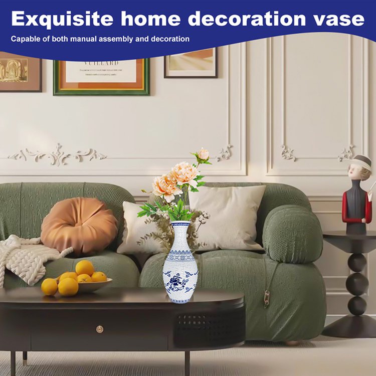 Creative 3D Vase Puzzle Ornament – Home Decor & Holiday Gift Idea