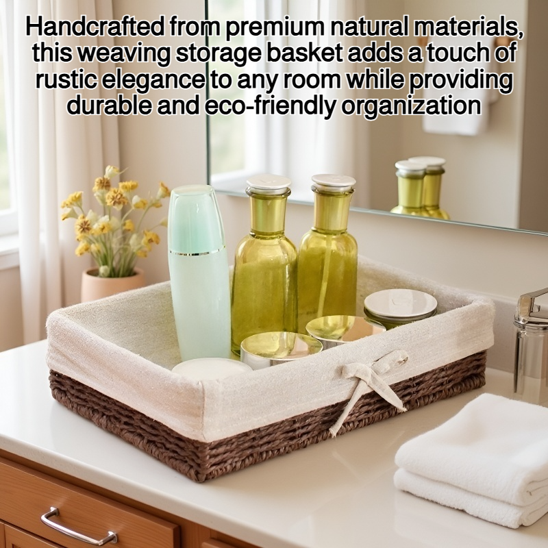 Weaving storage basket