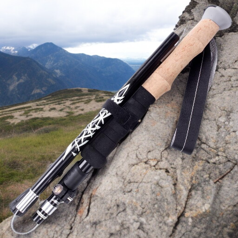  내구성 강한 카본 섬유 등산 스틱 - 하이킹, 캠핑, 트레일 러닝용