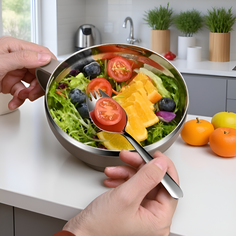  Stainless Steel Student Portable Instant Noodle Bowl Thermal Lunch Box