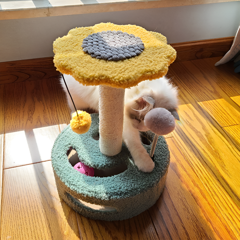 Small Rotating Cat Scratcher Toy
