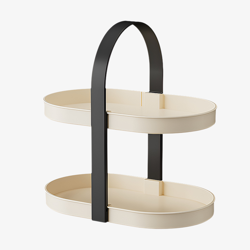 Diseño elegante de organizador de tazas para cocina