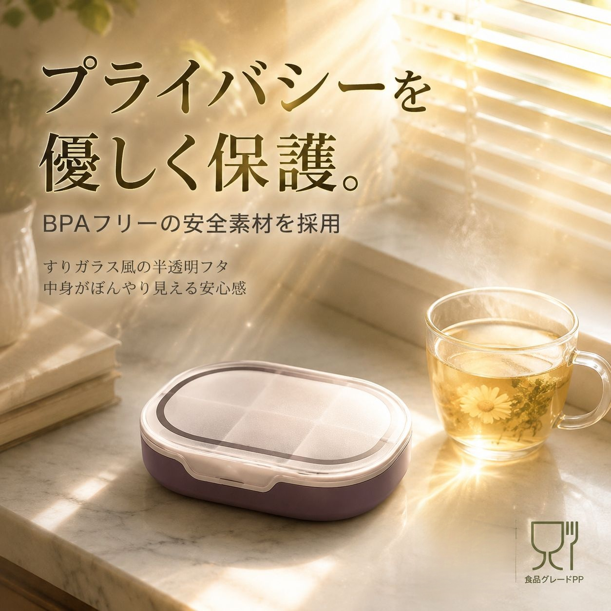 大容量携帯薬ケース クリアな区分で薬管理
