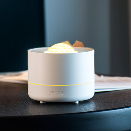 星空プロジェクター アロマディフューザー ギフト USBプラグイン 大容量ミスト カラフル ロマンチック アンビエントライト 加湿器