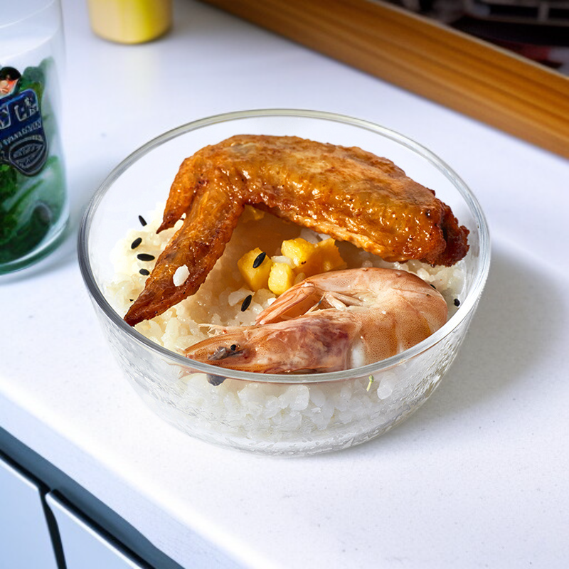 وعاء زجاجي مقوى من جلاس روك