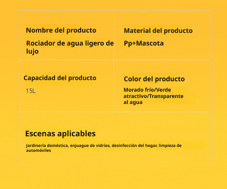 Rociador portátil para el cuidado de tus plantas