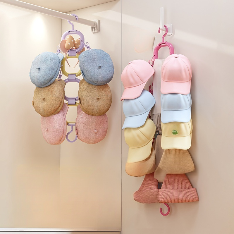 多機能帽子収納ラック