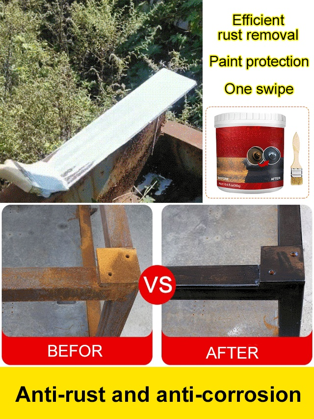 Rust removal metal paint