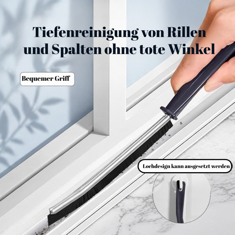 Multifunktionale Fugenbürste für schmale Ritzen – Langer Bürstenkopf für das Badezimmer