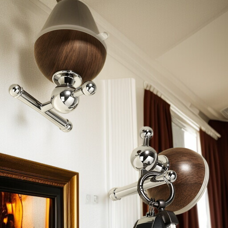 문 뒤 펀치 프리 헴 흡착판 걸이 강력 빨판 행거 현관 우드 강력 걸이 화장실 행거