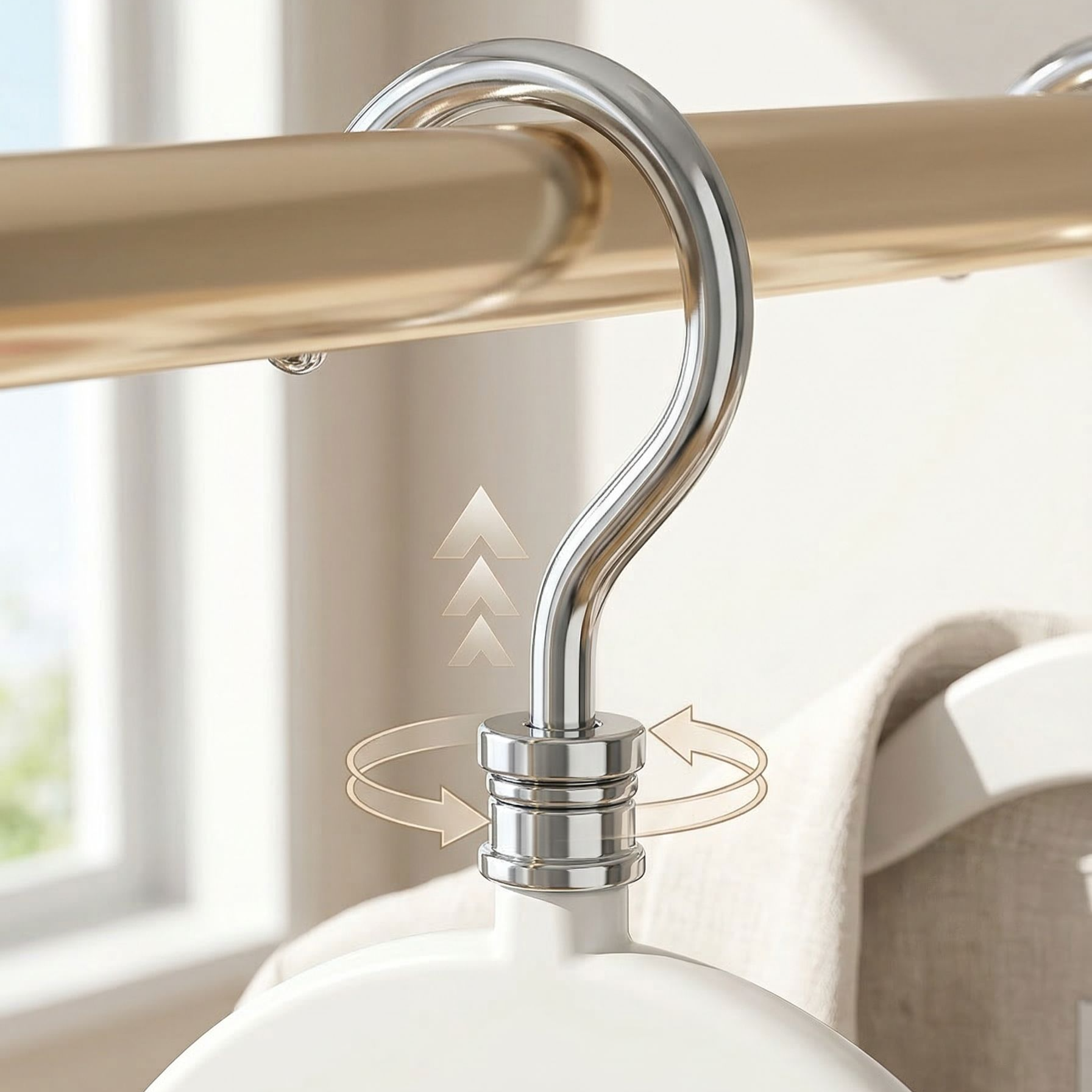 Lightweight plastic hangers with secure grip