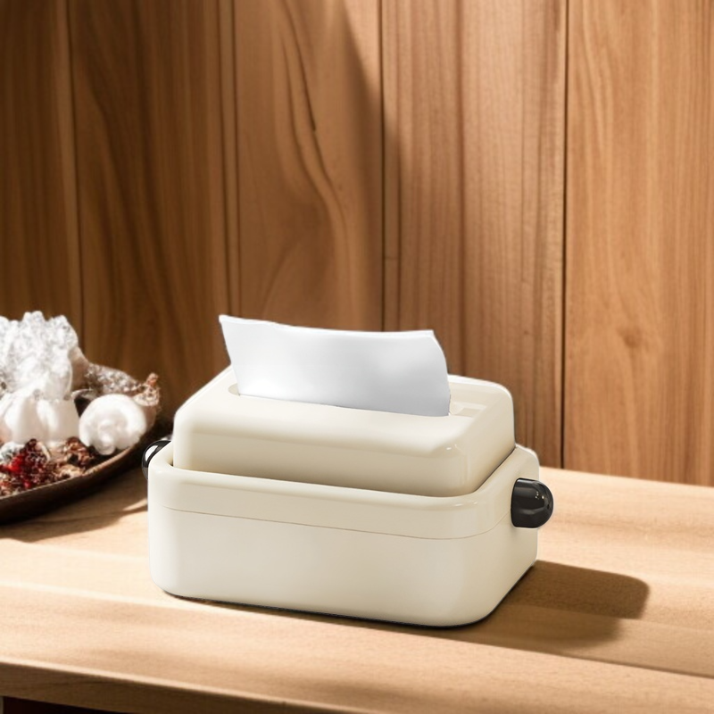 거실 비주얼 리프트 티슈 케이스 수납 케이스 가정용 아트 침실