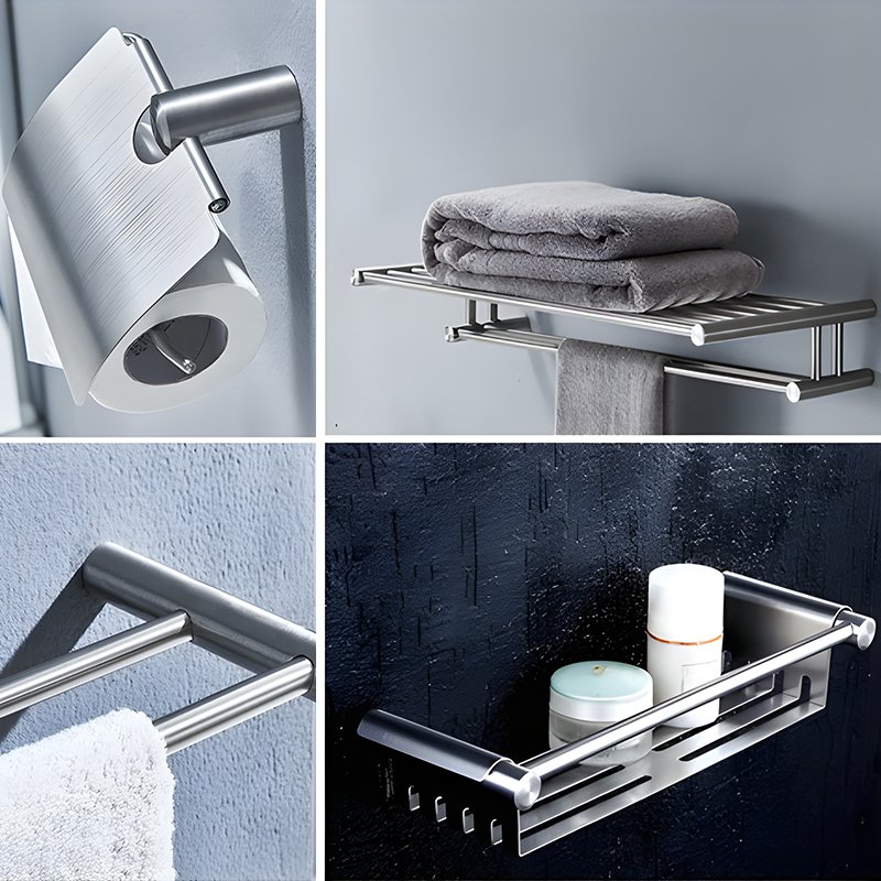 ติดผนังสแตนเลสชุดอุปกรณ์ห้องน้ำ