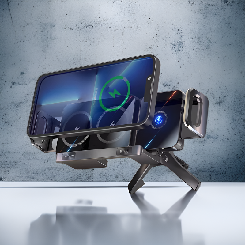 ワイヤレス充電スマホスタンド