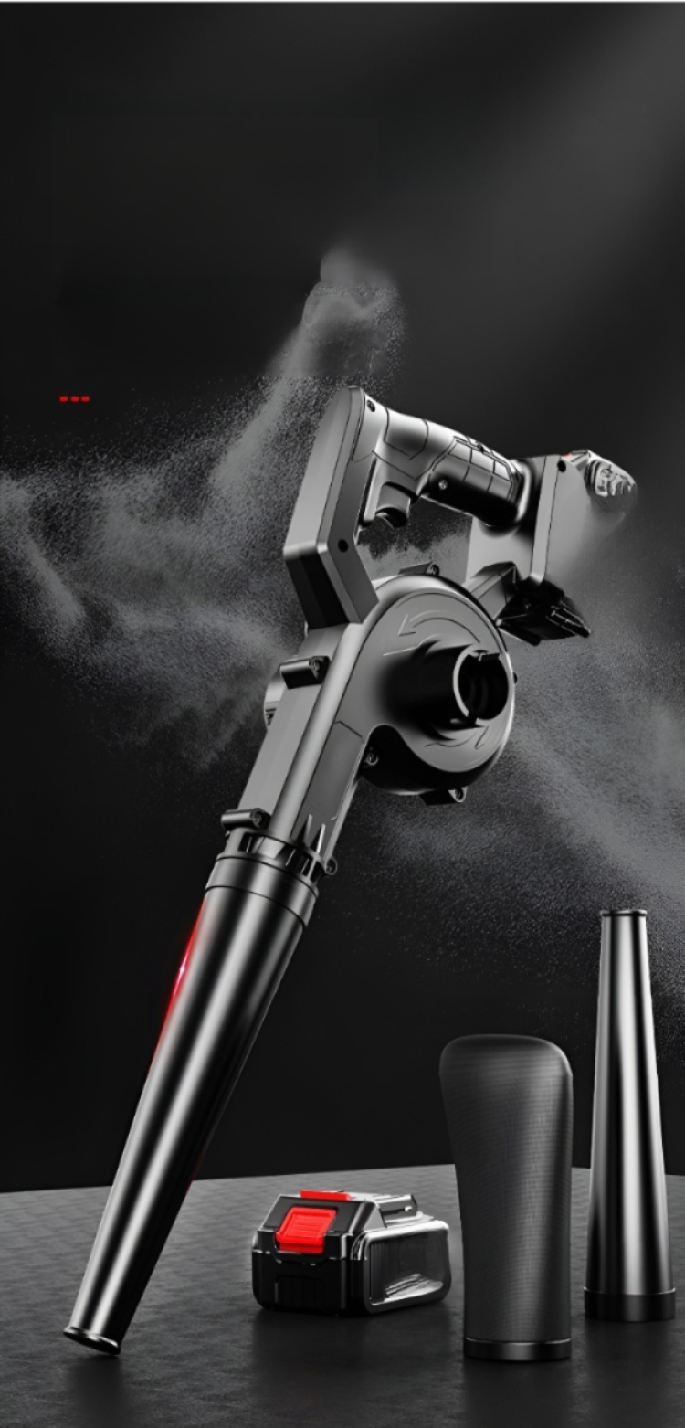 充電式ハンディーブロワー本体の正面画像