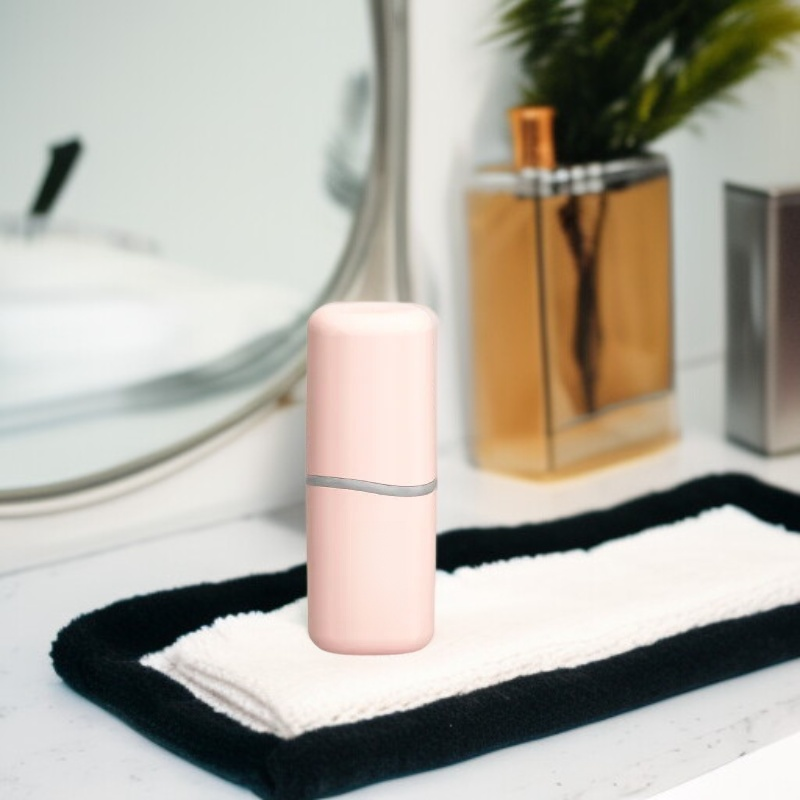 กล่องใส่แปรงสีฟันและยาสีฟันแบบพกพา พร้อมแก้วน้ำสำหรับล้างหน้า ชุดอุปกรณ์ห้องน้ำเดินทาง