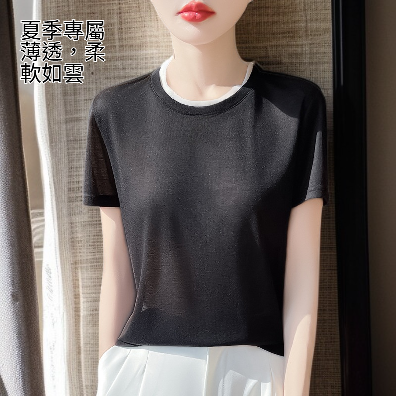 圓領寬鬆短袖