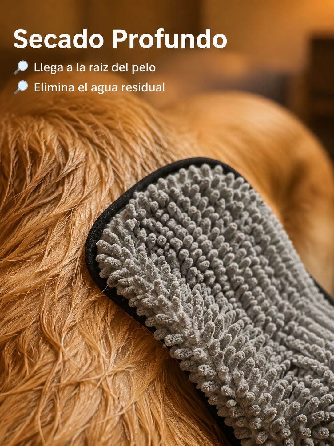 Toalla de baño para mascotas de secado rápido