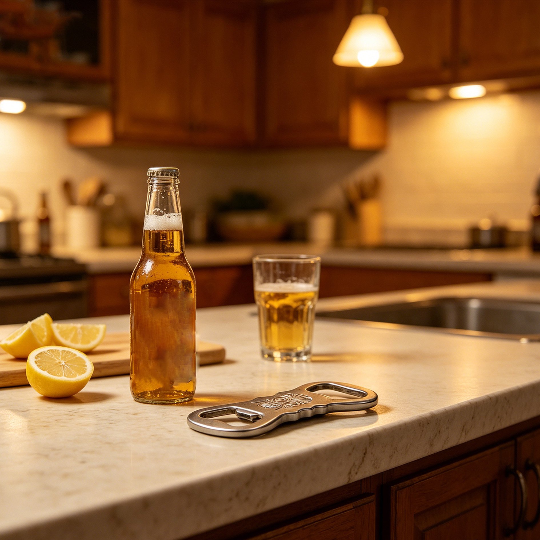All-Steel Integrated Bottle Opener (Pack of 2)