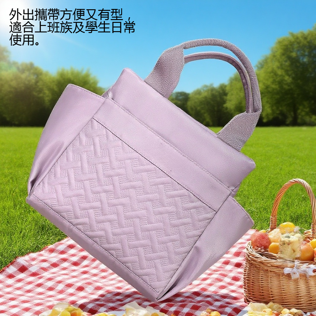 時尚大容量保溫便當包