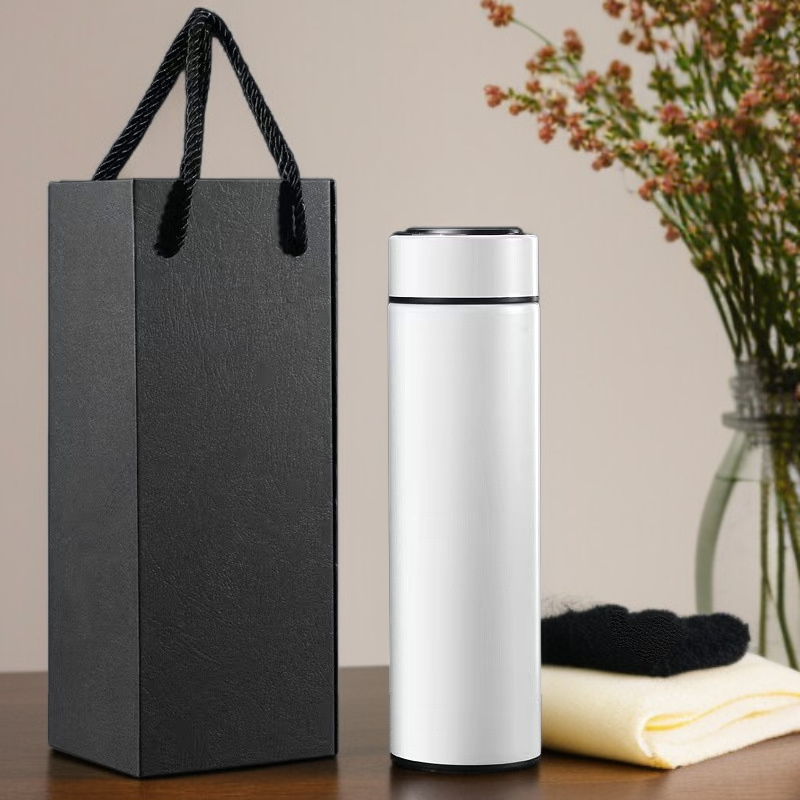 Stainless Steel Thermos Cup with Smart Temperature Indicator