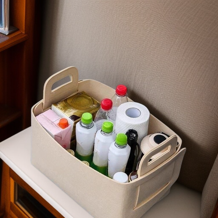 접이식 손잡이형 다기능 수납함