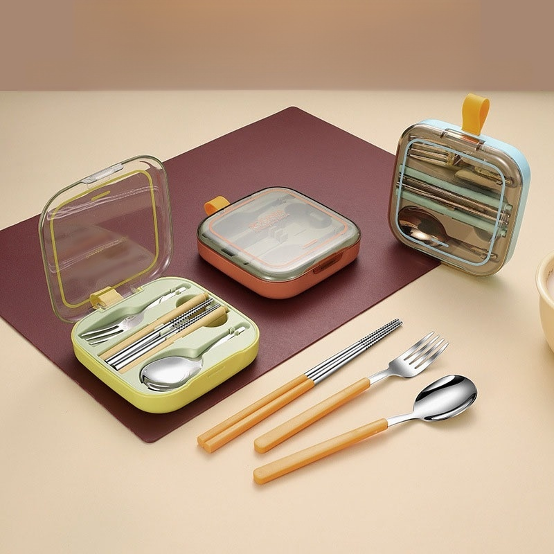 學生專用便攜餐具盒
