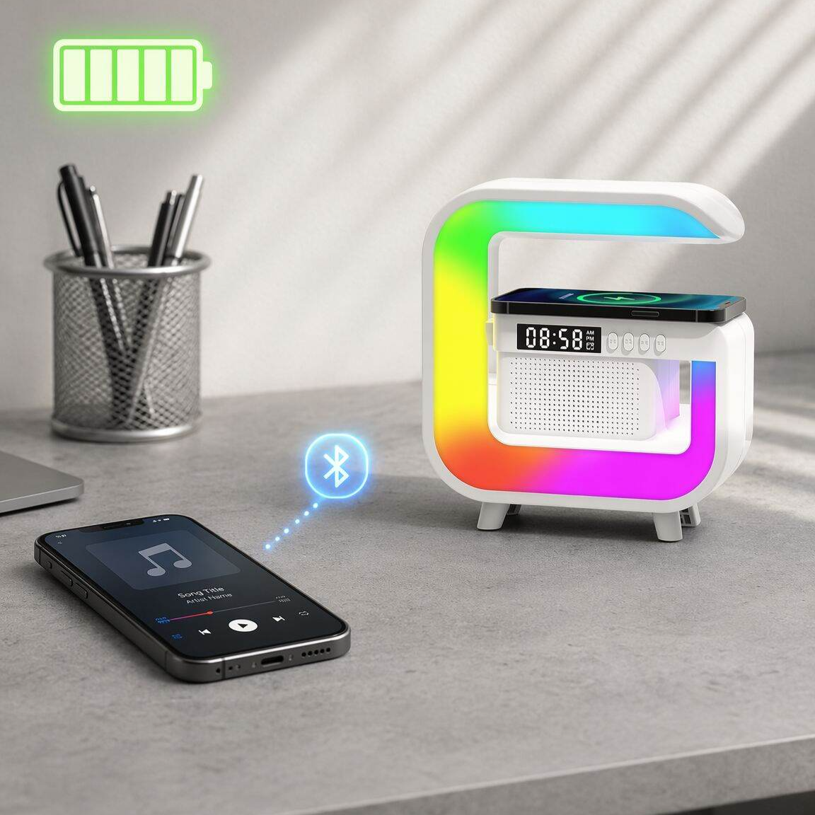 Bluetooth Lautsprecher mit Stimmungslicht