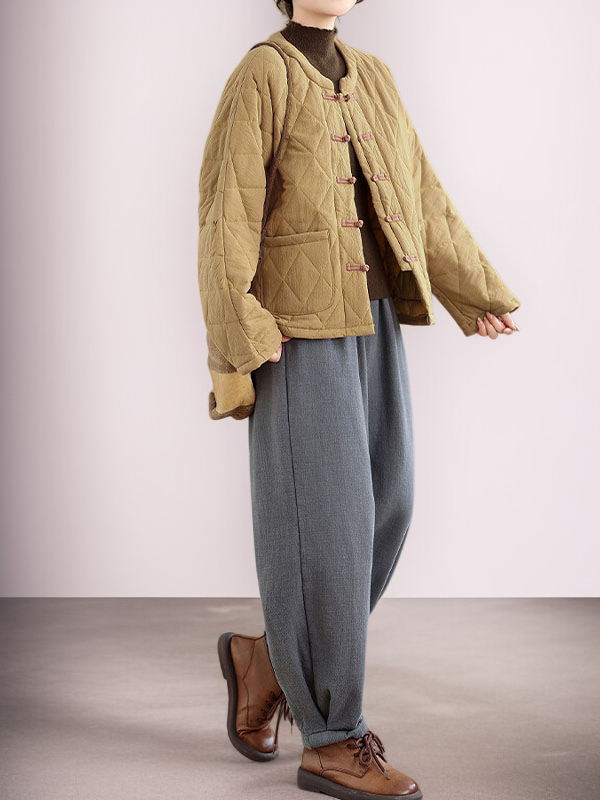 트렌디한 문학풍 여성 아우터 정면 이미지