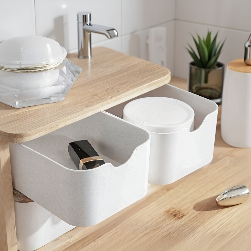 生分解性の竹と木の収納ボックス