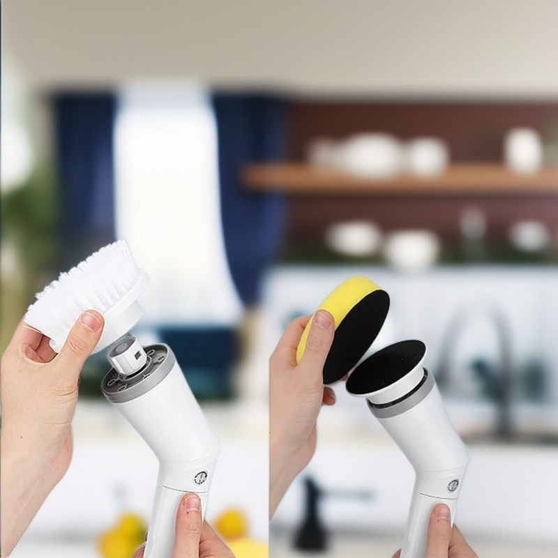 무선 전동 변기 브러쉬 다용도 욕실 청소기 6종 세트