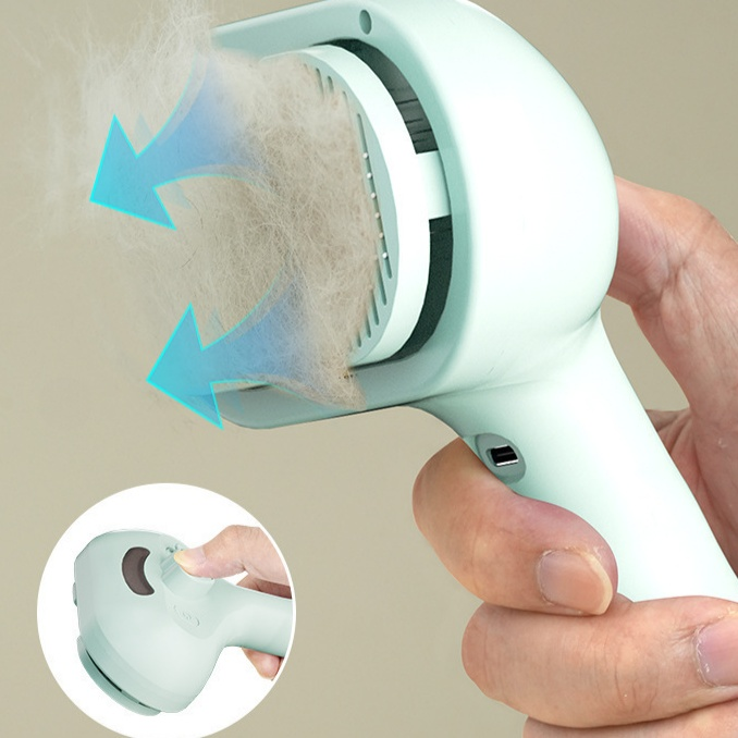 반려동물 스프레이 브러쉬 고양이 강아지 털날림 방지 빗