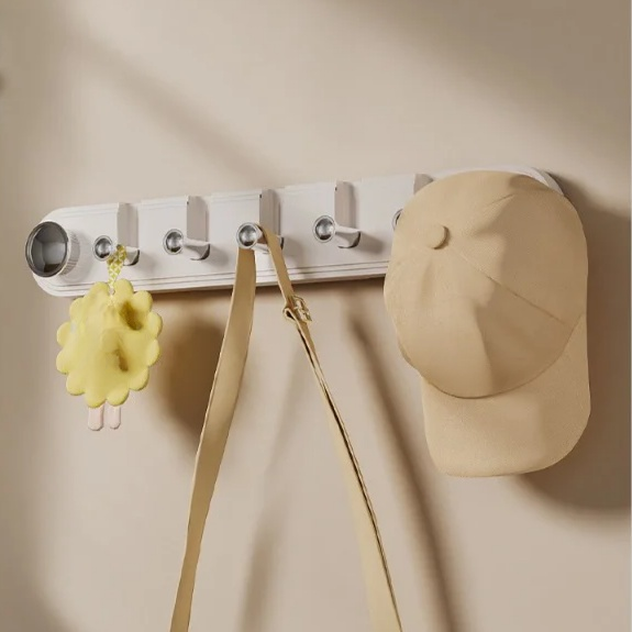 Gancho de pared con ventosa, sin taladro, fuerte capacidad de carga, perchero para puerta y cocina