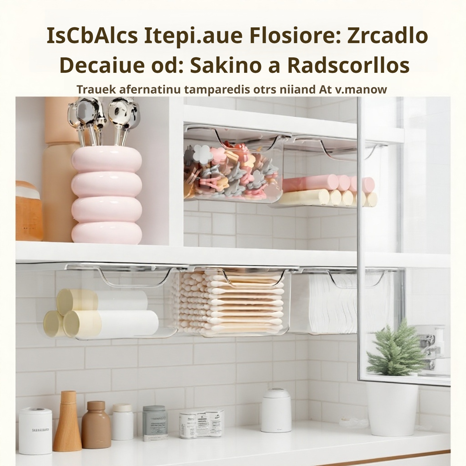 Nástěnná koupelnová police bez vrtání 