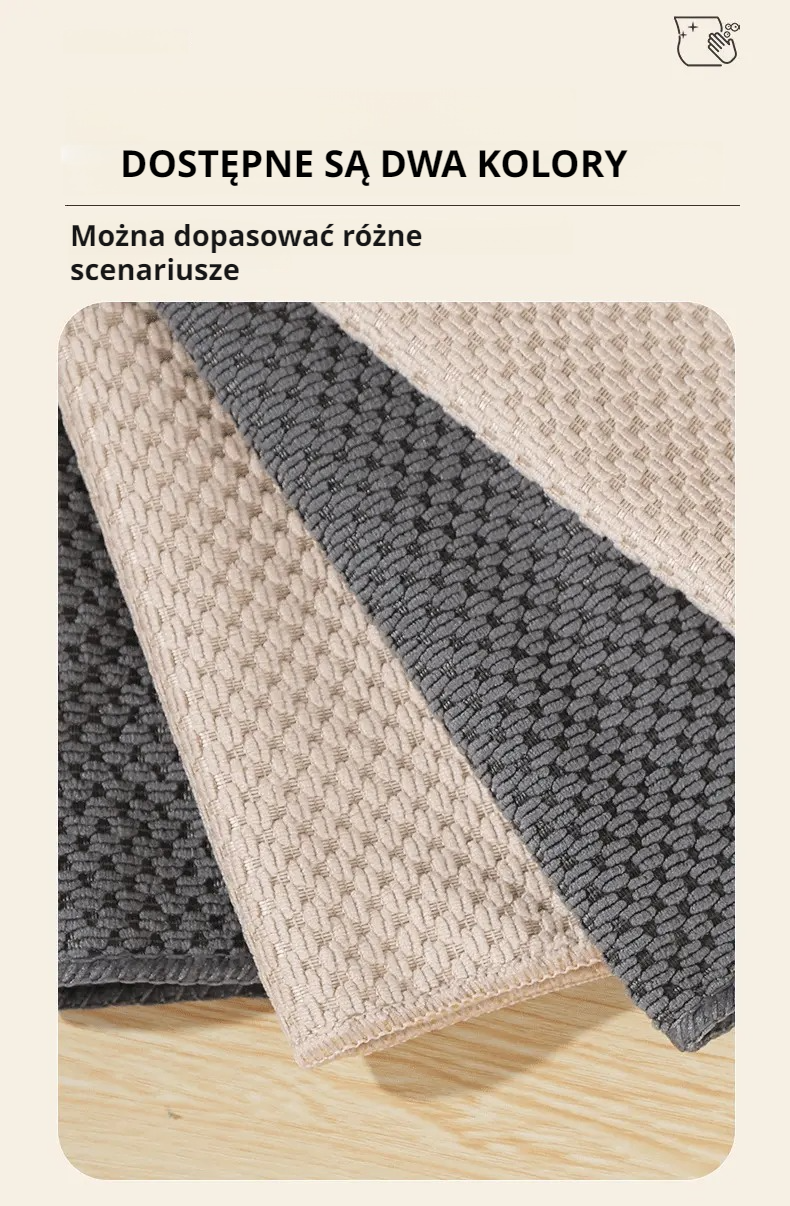 Zestaw ścierczek przenośnych do domu i biura