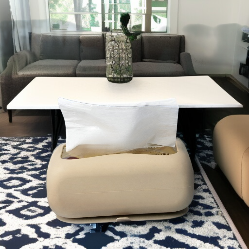 화장실 빨판 펀치 프리 실리콘 티슈 케이스 소프트 가정용 흡착식 휴지통