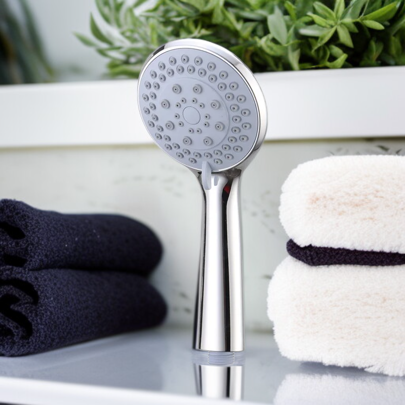 Hotel-Duschbrause, verchromt, mit fünf Modi und starker Wasserdruck