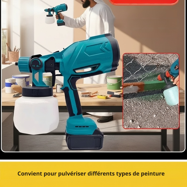 Pulvérisateur de peinture électrique sans fil