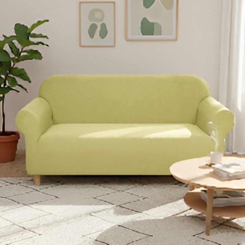 Waterproof Stretch Sofa Cover, Plain Design, Chaise Lounge Combination Sofa Protector
