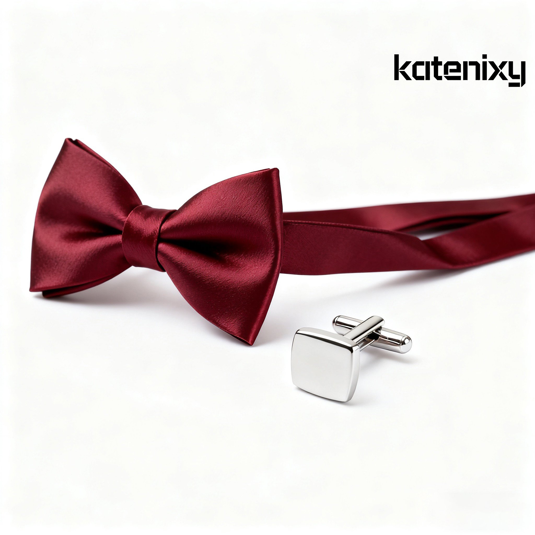 고급 빨간색 나비넥타이