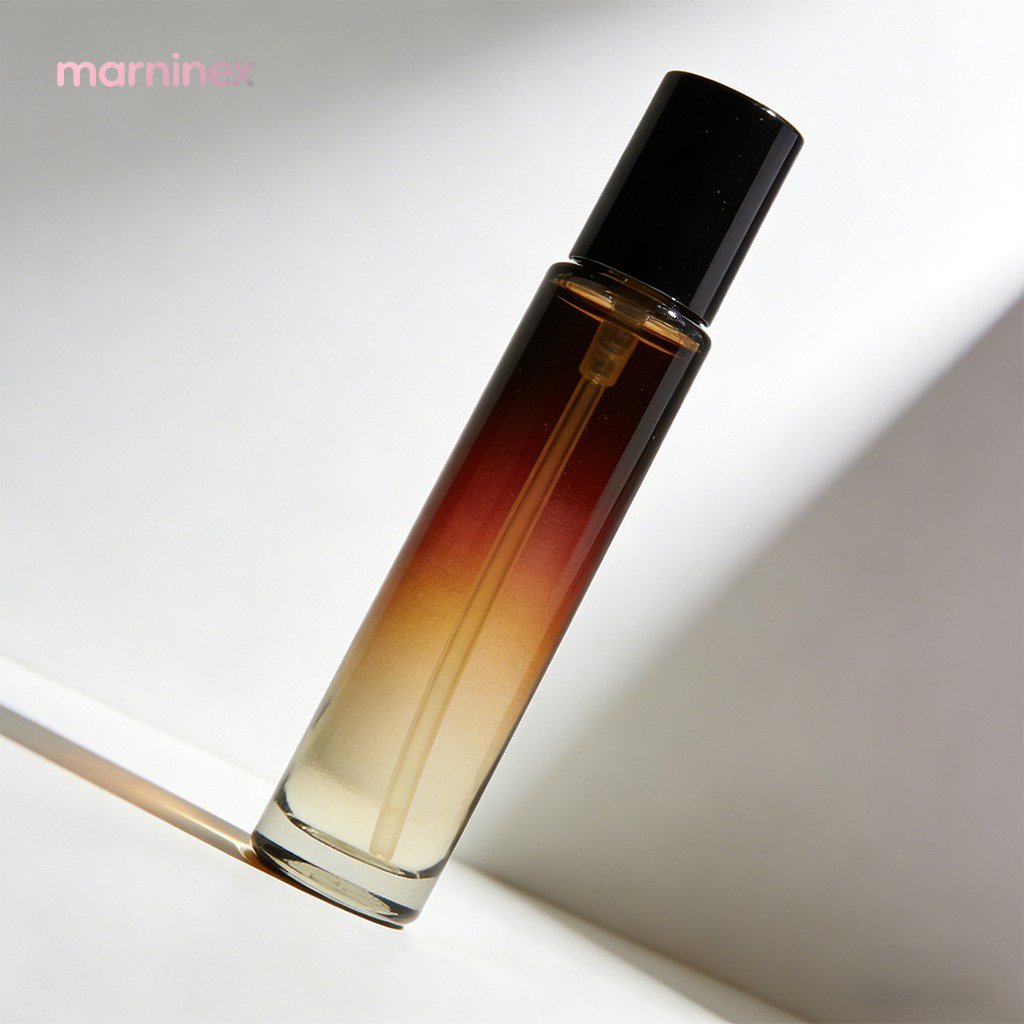 Botellas roll-on para aromaterapia de vidrio de borosilicato alto (4 botellas)