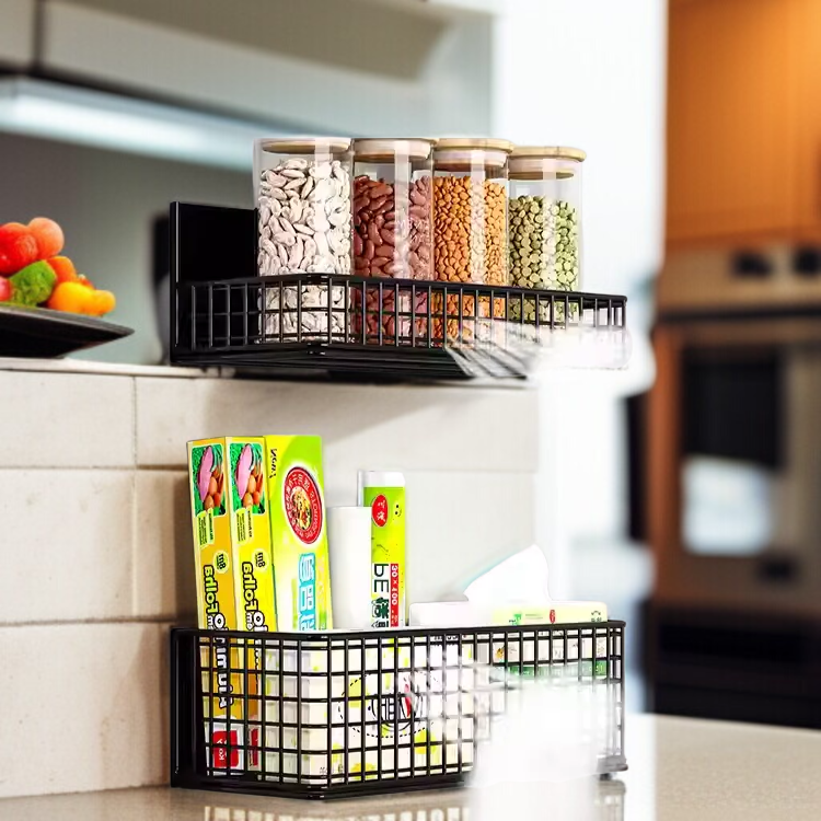 자석 세탁기 수납 선반 펀치 프리 사이드 선반 자석 세탁기 수납 케이스