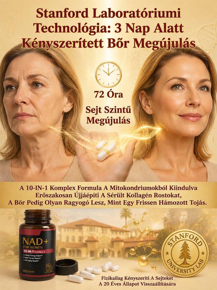 Három nap alatt visszatérni húszéves korba: Hölgyek számára sejtek megújítása NAD kapszulával