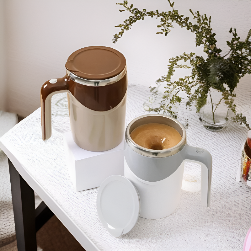 自動攪拌咖啡杯懶人磁力旋轉牛奶杯電動馬克杯