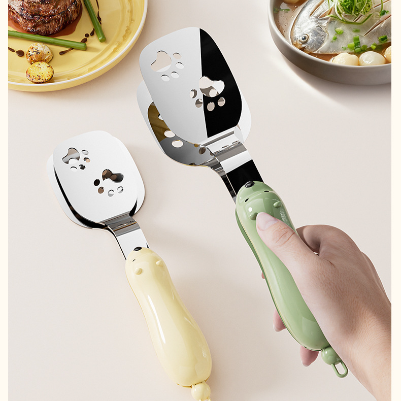 2-in-1 Edelstahl Küchenzange