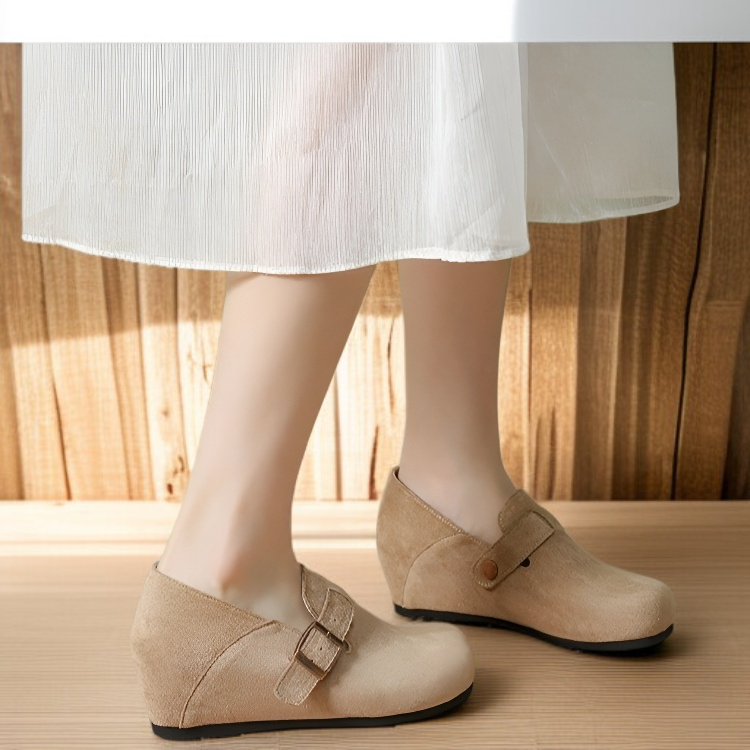 슈즈 버켄 슈즈 코르크 빈티지 슬립온 오픈 봄 키높이 낚시화