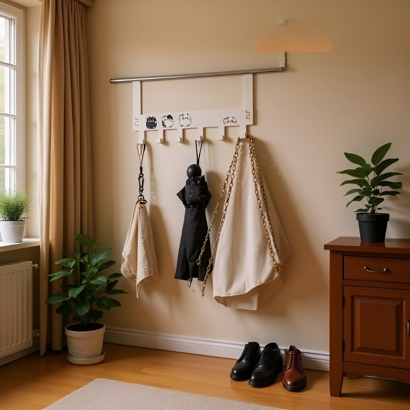 드릴이 필요 없는 침실 문 고리